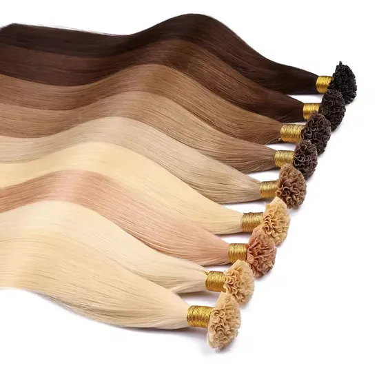 Wholesale Unprocessed Human Remy Hair Thick End I Tip Hair Extension