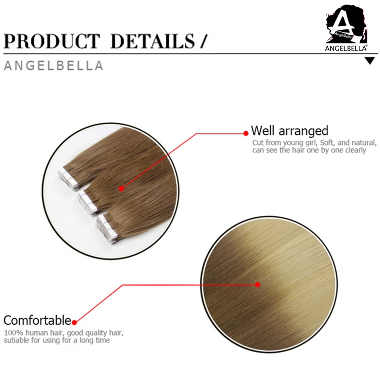 Angelbella Remy Human Hair Extension Two Tone Color 4-27# U-Tip Hair Extensions