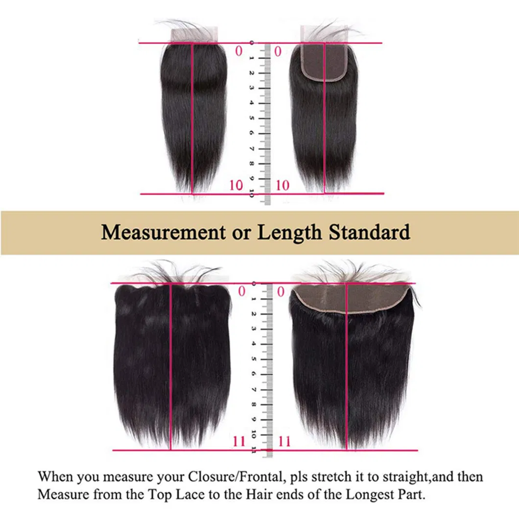 Brazilian Straight Hair 100% Unprocessed Virgin Human Hair Bundles with Closure Natural Black Human Hair Extensions