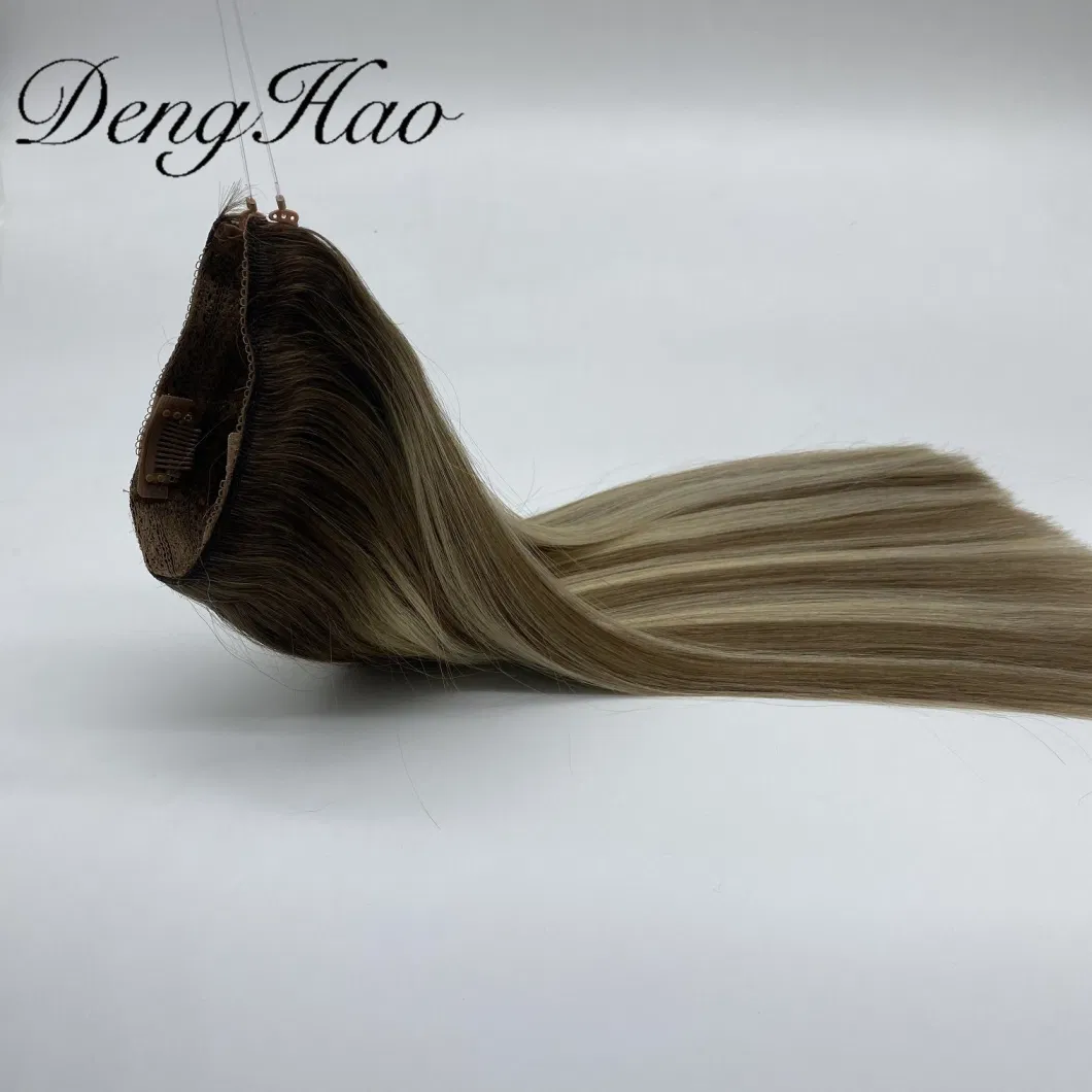 Beautful Color High Quality Denghao Factory Reasonable Price for Halo Hair Extension