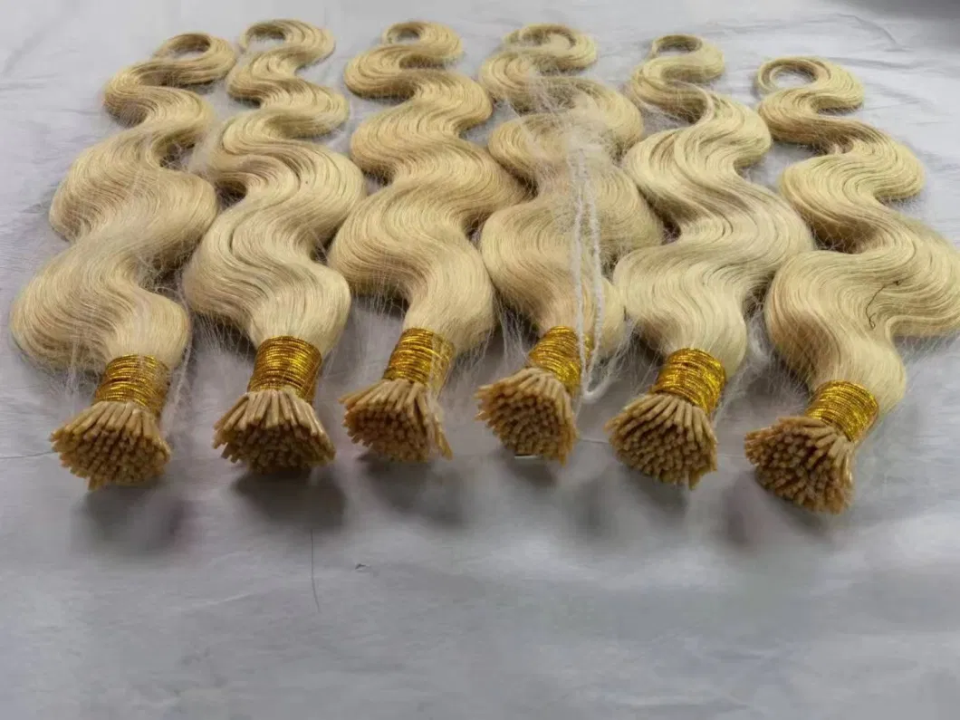 Wholesale Brazilian Double Drawn Body Wave Pre Bonded Tip in Hair Extensions