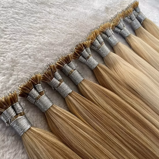 2022 Silicon Superior Beads Plastic Elastic Invisible Human Remy Nano Ring Tip Hair Extension to Australia