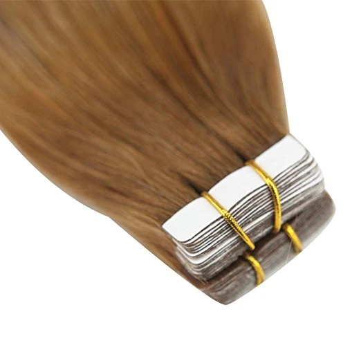 Aviva Seamless Tape in Hair Extension Virgin Hair PU Skin Weft Tape Hair Extension (AV-TP14-6/613)