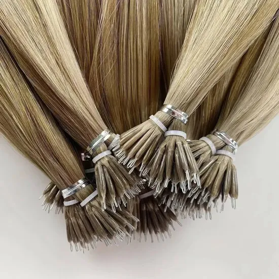 2022 Silicon Superior Beads Plastic Elastic Invisible Human Remy Nano Ring Tip Hair Extension to Australia