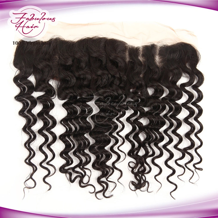 Lace Frontal Human Hair Deep Wave 13*4 Lace Hair Frontals