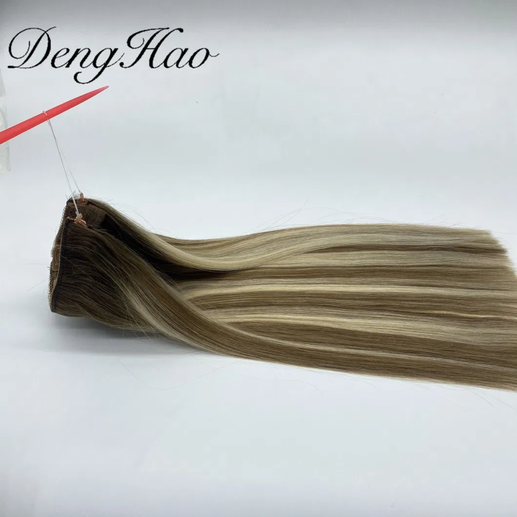 Beautful Color High Quality Denghao Factory Reasonable Price for Halo Hair Extension