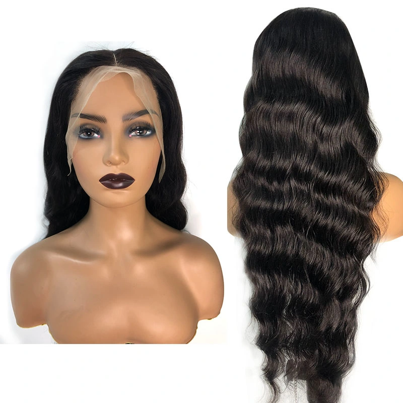 Angelbella Wholesale Price 13X4 Lace Front Human Hair Wigs Loose Wave Brazilian Remy Hair