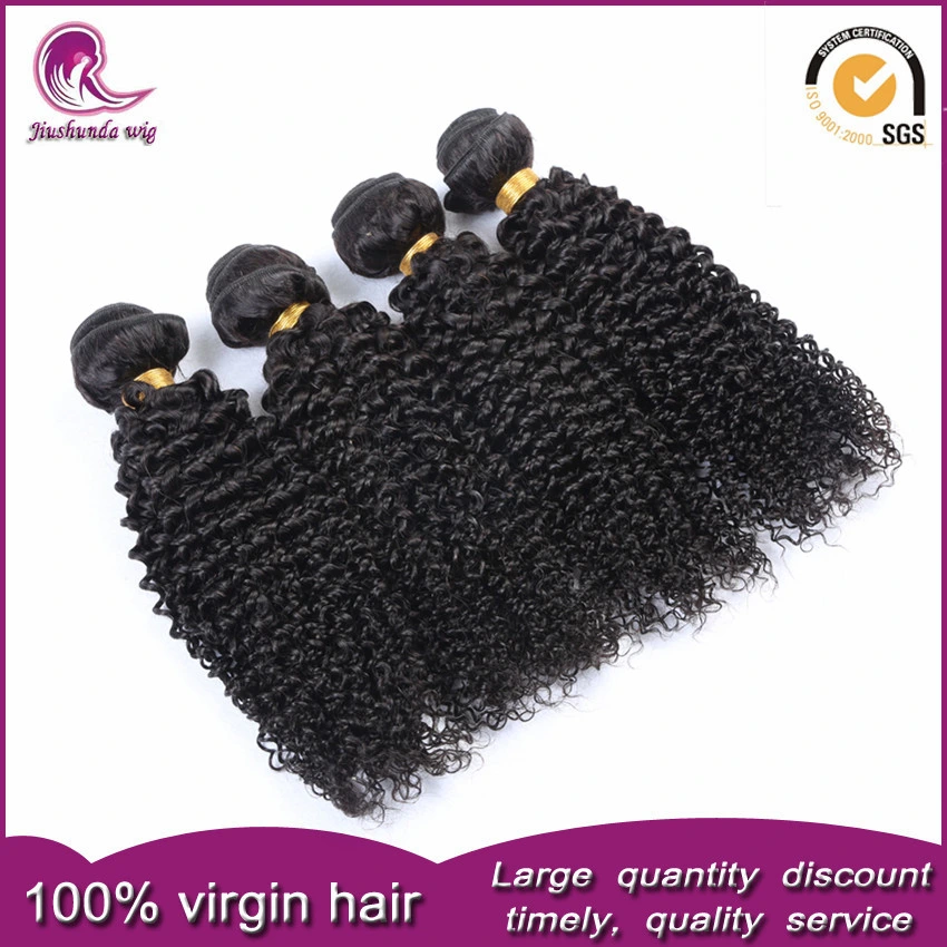 Kinky Curly Vietnamese Virgin Hair Weft with Lace Closure