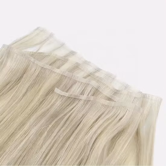 2022 New Weft Unprocessed European Natural Human Hair Genius Weft Hair Extension