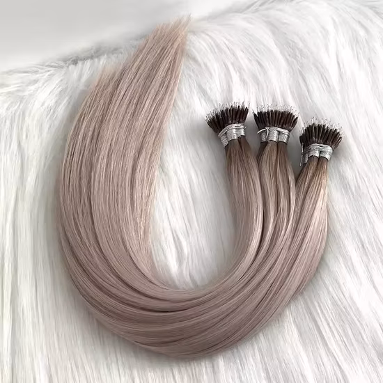Remy European Nano Tip Hair, Customised Nano Ring Hair Extension.