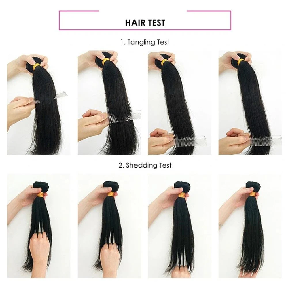 Wholesale No Tangle 100% Brazilian Virgin Remy Hair No Shedding Halo in Hair Extensions