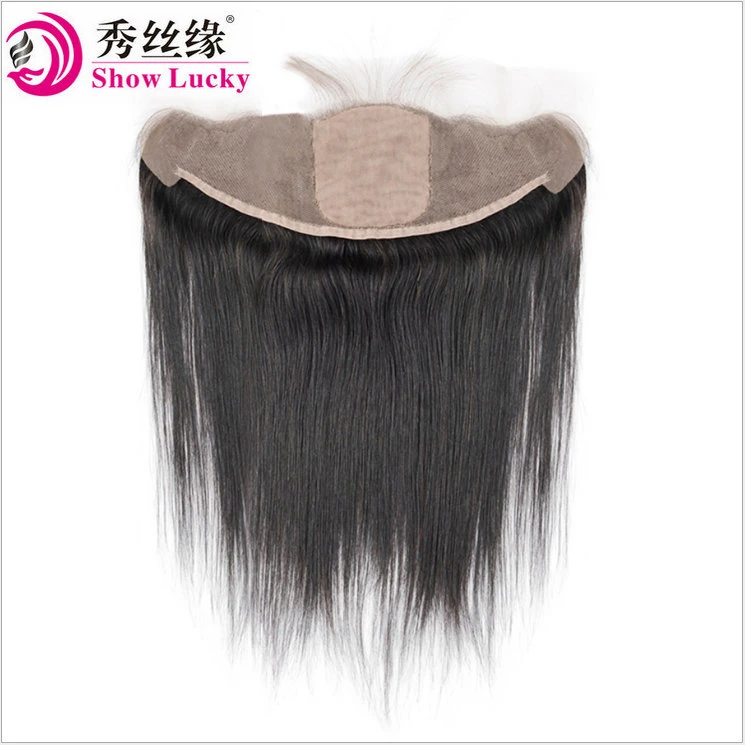 High Recommened Silk Base Frontal Closure 13*4 Pure Human Hair Natural Hairline Chinese Hair Frontal