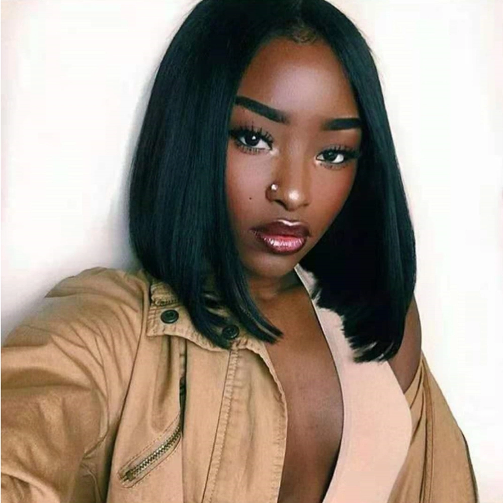 Kbeth Human Hair Bob Short Wigs 10 Inch 13*4 Lace Front Brazilian 10A 100% Virgin Remy Straight Full Lace Frontal China Wig for Black Women Wholesale