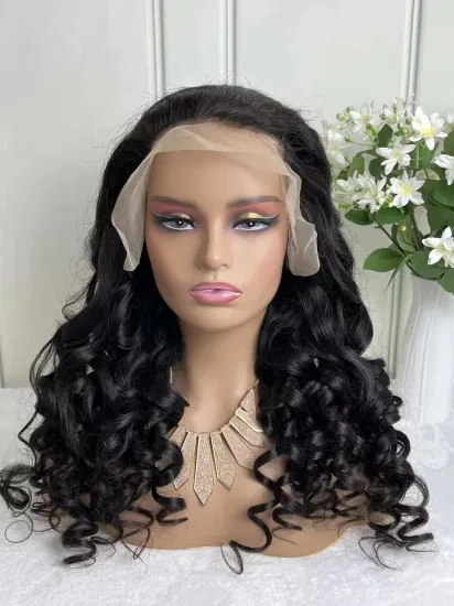 13X4 Lace Frontal Wig 100% Human Hair Virgin Brazilian Human Hair Loose Wave Wig