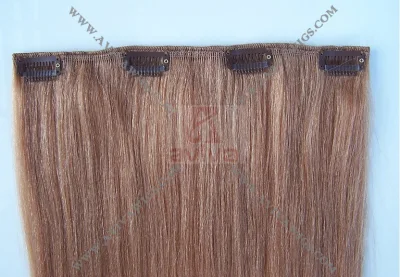 100% Virgin Hair Brazilian Hair Extension Clip in Hair Extension Yaki Wave