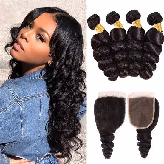 Brazilian Human Hair Bundle Bone Straight Cuticle Aligned Hair Weft