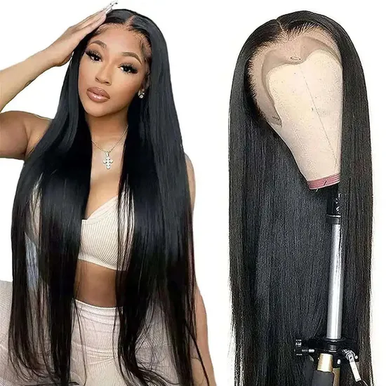 100% Human Hair Brazilian Virgin Hair Wig 180% Density 13X4 13X6 HD Lace Frontal Human Hair Wig