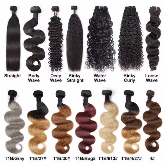 Natural Black Color Cuticle Aligned Healthy Hair Virgin Brazilian Human Hair Remy Body Wave Hair Weave Bundles with Frontal