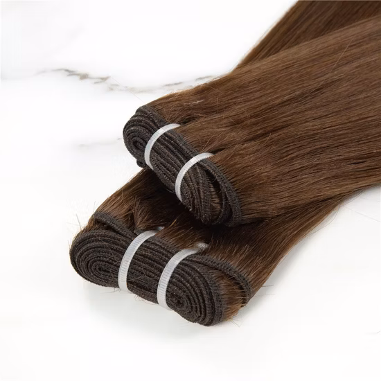 Factory Unprocessed Brazilian Human Hair Machine Weft Hair Extensions