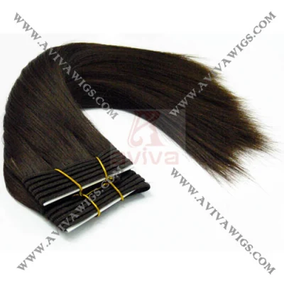 Unprocessed Remy Virgin Human Hair Weaving Human Hair Extension Hair Weft (AV