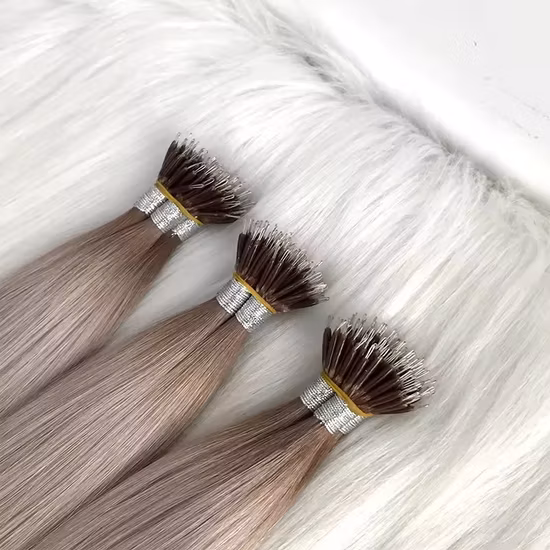 Remy European Nano Tip Hair, Customised Nano Ring Hair Extension.