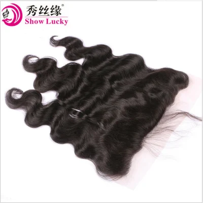Factory Outlet Price 13*4 Lace Frontal Indian Body Wave Indian Virgin Hair Silk Base Frontal with Natural Hairline