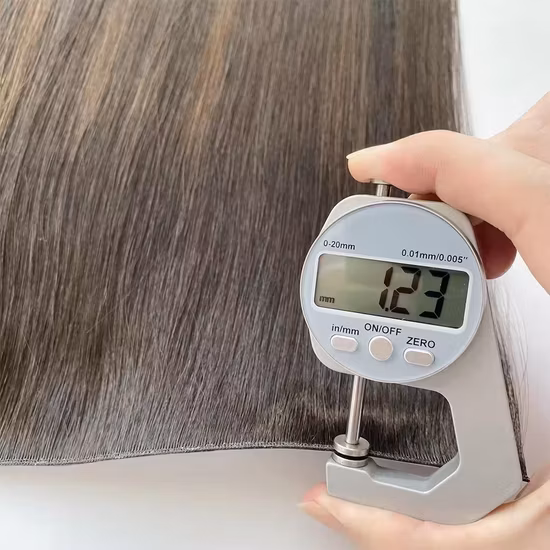 No Shedding 100% Brazilian Remy Russian Human Hair Double Drown Halo in Hair Extensions